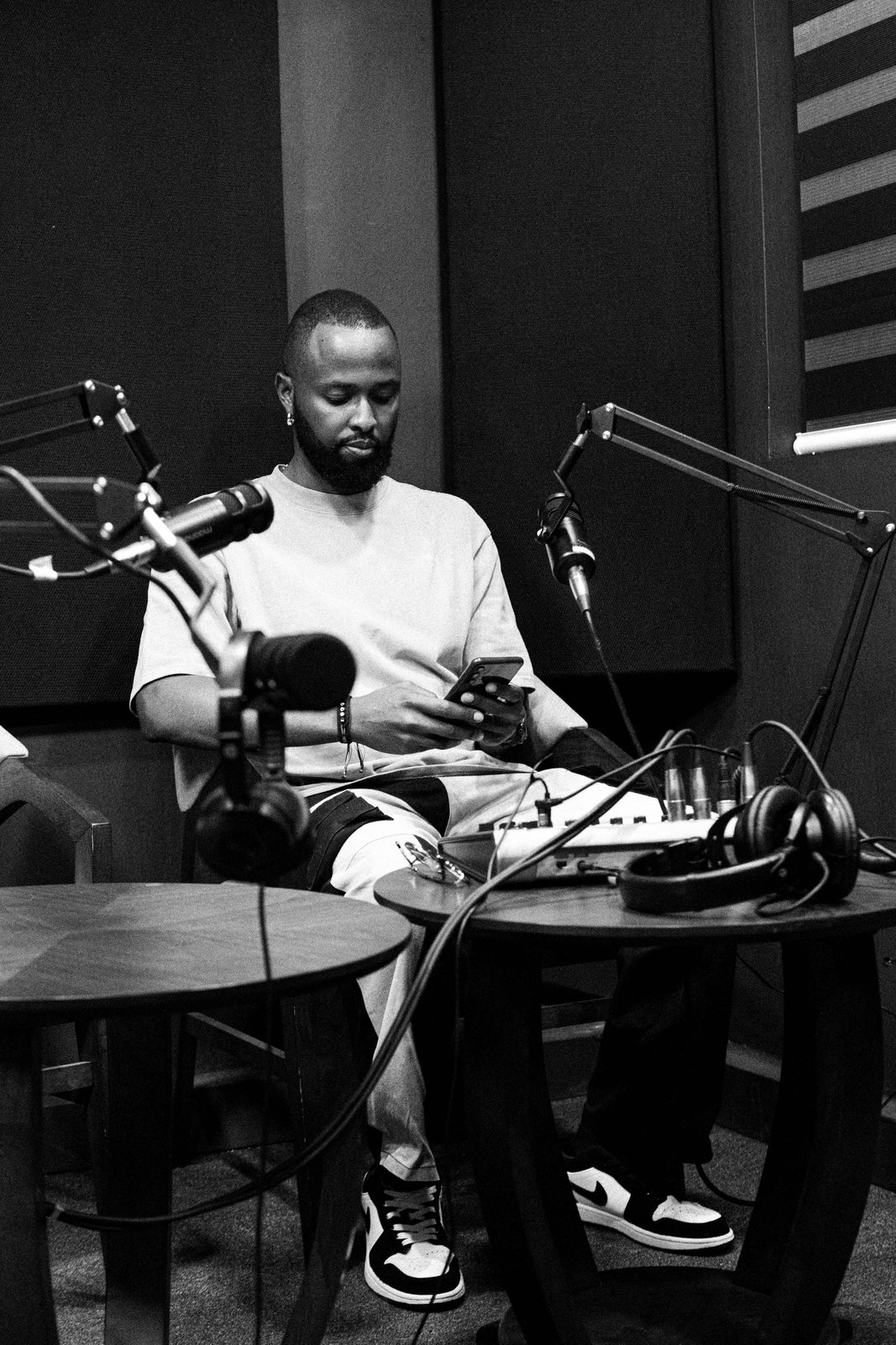 On the mic
